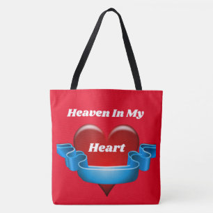 Himlen i mitt hjärta Large Tote Bag Tygkasse