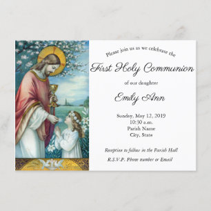 Himlen i Soul First Communion Inbjudningar