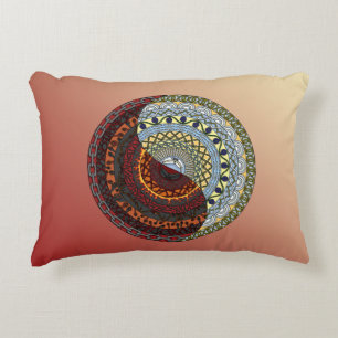 Himlen och helvetet, accent Pillow Prydnadskudde