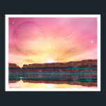 Himlen och Jorden 2 Poster<br><div class="desc">Himlen och Jorden 2 är en visionär, digital bra konst som skapats av Atmara Rebecca Cloe. Atmara började sitt arbete som digital artist i vår 1996 när hon köpte sin första dator och började New World Creations, hennes digitala konsthandel. Hon är i första hand självlärd. "Jag tog några konstlektioner i...</div>