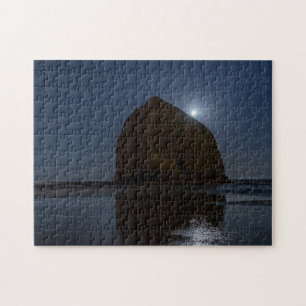 Himlen ovanför Haystack Rock Cannon Beach, Orego Pussel