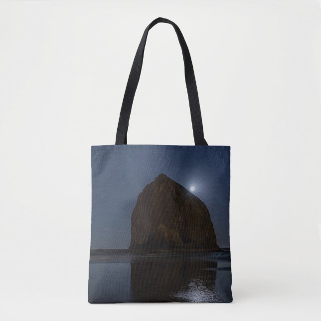 Himlen ovanför Haystack Rock | Cannon Beach, Orego Tygkasse (Framsida)