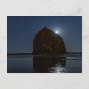 Himlen ovanför Haystack Rock Cannon Beach, Orego Vykort
