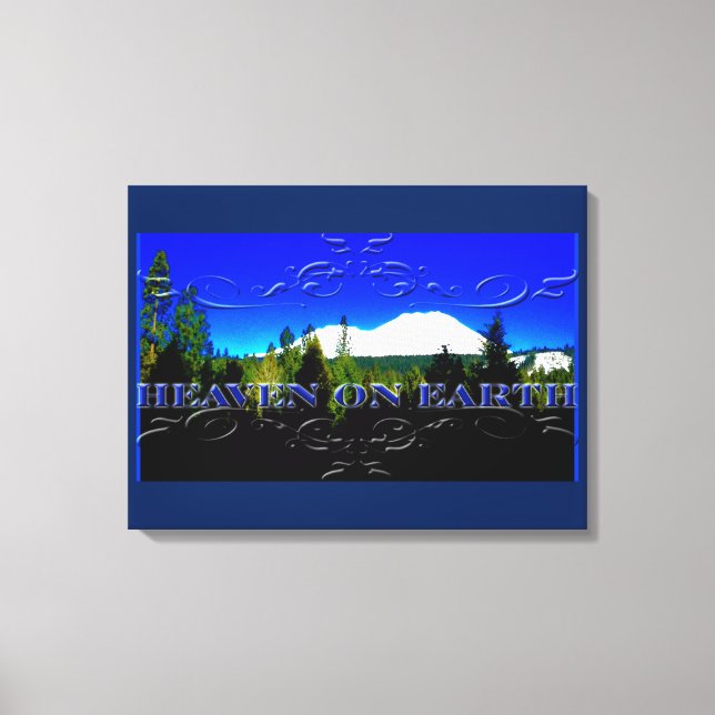 Himlen på jorden | Pengar i berget Canvastryck (Framsida)