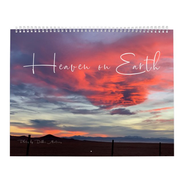 Himlen på jordskalendern med skript kalender (Omslag)