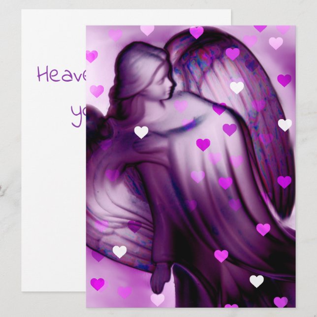 Himlen skickar dina öron i dag inbjudningar (Fram/baksida)