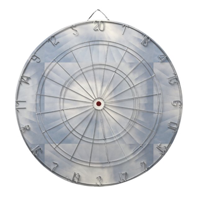 Himlens blåa bakgrund darttavla (Framsidan)