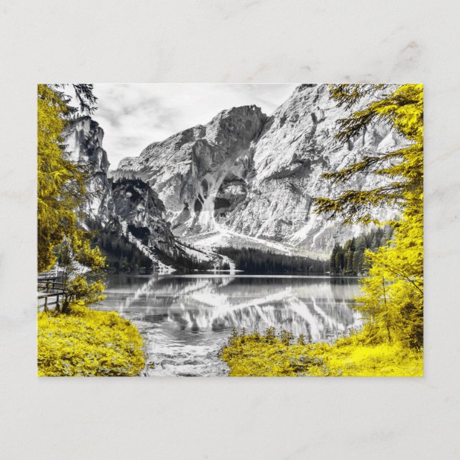 Himlens Grind: Gulten Stänk i Färg Vykort (Framsida)