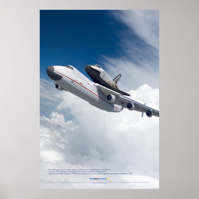 Himlens legend: Antonov An-225 Mriya Ultra-HD Poster (Framsidan)
