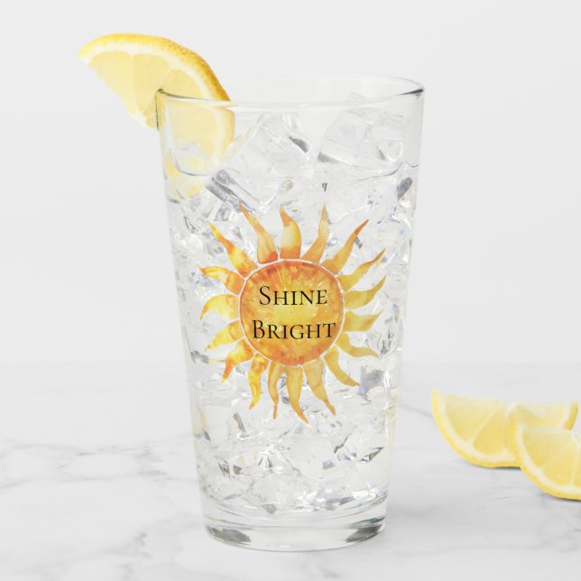 Himlens sol skiner starkt glaskopp (Framsida Ice)