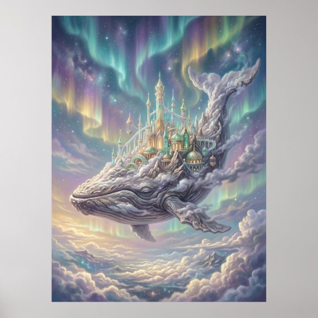 Himlens Val Kristallstaden Dröm Poster (Framsidan)