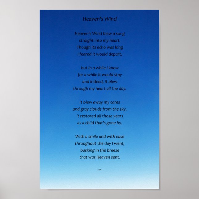 Himlens Vind Poster (Framsidan)