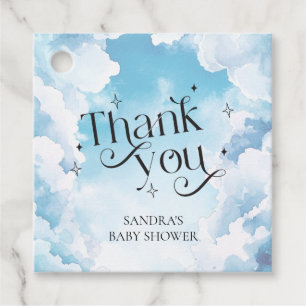 Himlensända Baby Shower Fördel Tacksamhetsmoln Him Gåvor Etiketter