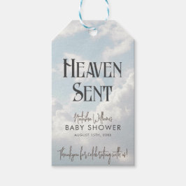 Himlensända moln himmel himmelska baby shower presentetikett