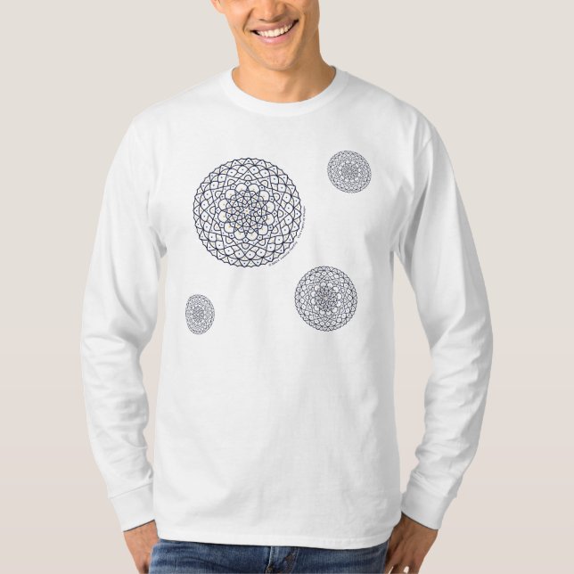 Himlig dag lätt herrskjorta t-shirt (Framsida)