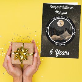 Himlsk Personligt Korta för Milstolpe för Nykterhe Kort