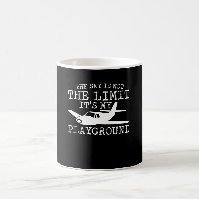 Himmel är inte att begränsa dess min pilot- kaffemugg (Center)