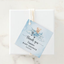 Himmel Äventyr Cute Nalle Pilot Tack