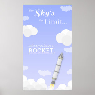 Himmel begränsa poster