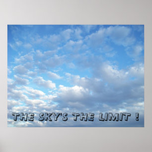 Himmel begränsaaffischen poster