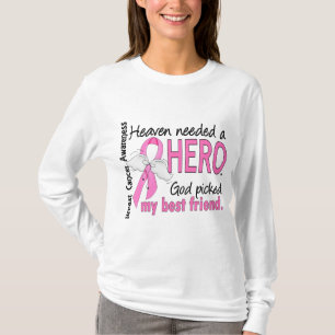 Himmel behövde en hjältebästa vänbröstcancer tee shirt