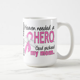 Himmel behövde en hjältemammabröstcancer kaffemugg