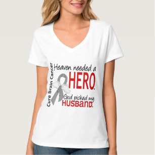 Himmel behövde en make för hjältehjärncancer t-shirt