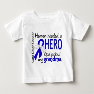 Himmel behövde en mormor för hjältekoloncancer tee shirt