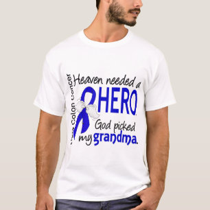 Himmel behövde en mormor för hjältekoloncancer tröja