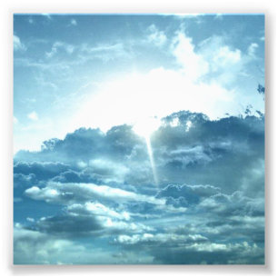 Himmel beskådar fototryck