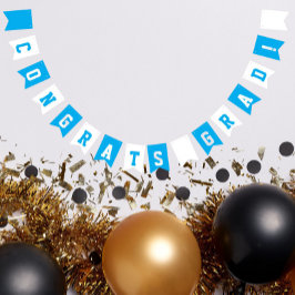 Himmel Blue and White School Färg Studenten Vimplar