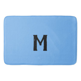 Himmel Blue Black Monogram Badrumsmatta