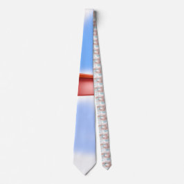 Himmel Blue Clouds Neck Tie Slips