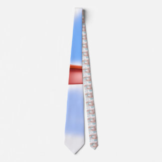 Himmel Blue Clouds Neck Tie Slips