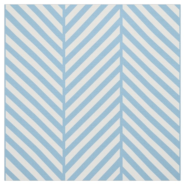 Himmel Blue Herringbone Large  Tyg (Provkarta)