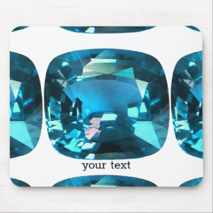Himmel Blue Topaz Cushion Gemstone Musmatta