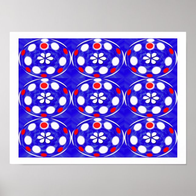 Himmel bubblor konst poster (Framsidan)
