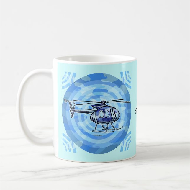 Himmel Chopper Helicopter mugg (Vänster)
