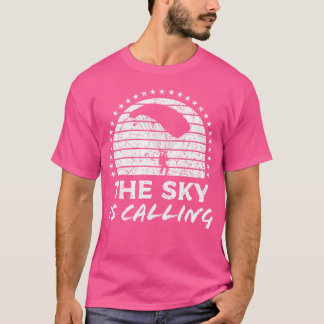 Himmel Diver Retro Skydiving Fallskärm Jumper T Shirt