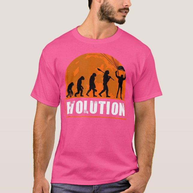 Himmel Diving Funny Human Evolution T Shirt (Framsida)