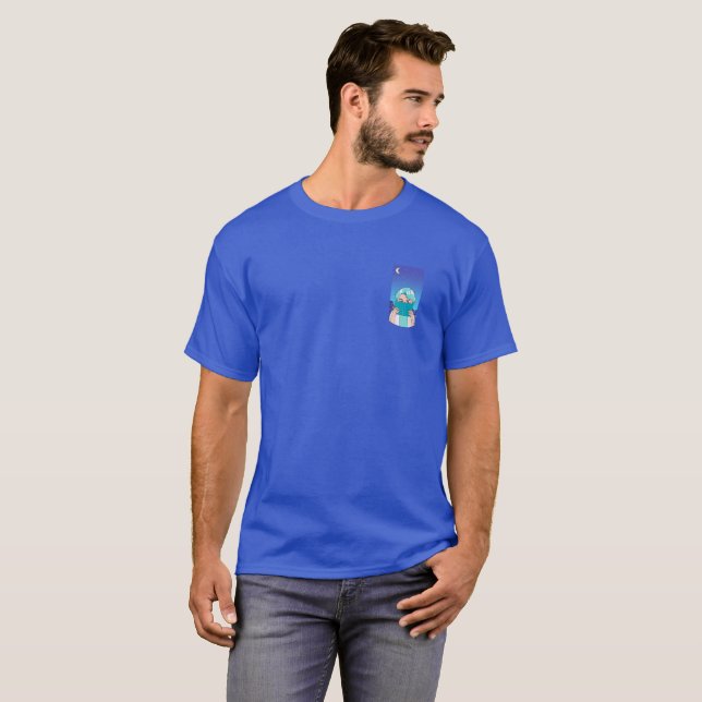Himmel enkla t-tröjor t shirt (Hel framsida)