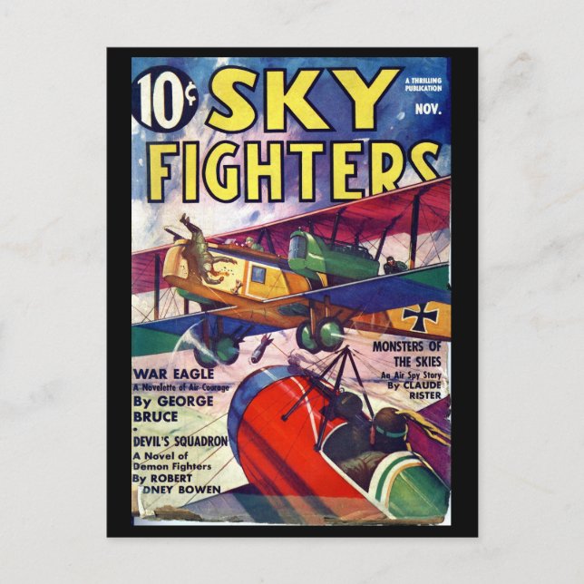 Himmel Fighters - nov 1937a_Pulp Art Vykort (Framsida)