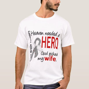 Himmel för hjärnTumors behövde en hjältefru T-shirt