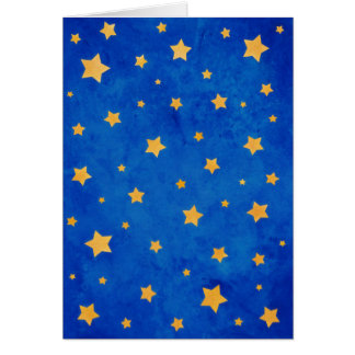Himmel för Starry natt Hälsningskort