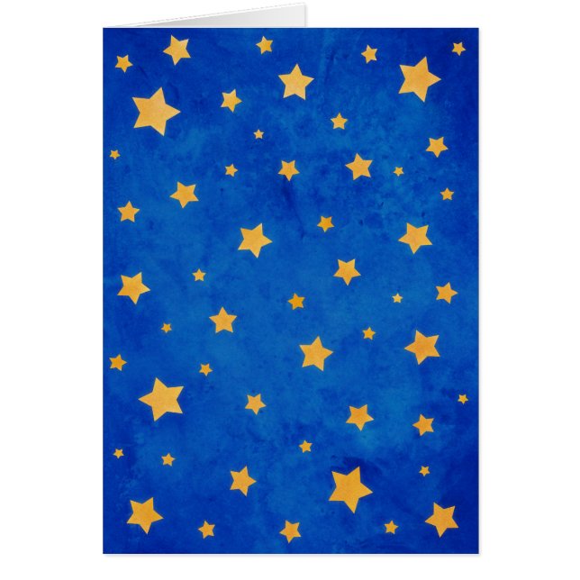 Himmel för Starry natt Hälsningskort (Framsidan)