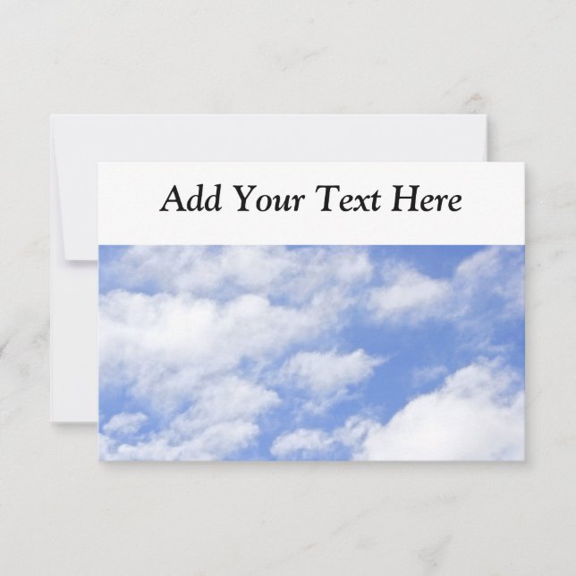 Himmel fördunklar himmelinbjudan inbjudningar (Framsida)