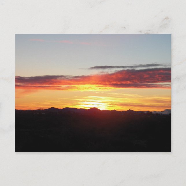 himmel-foto på höke vykort (Framsida)