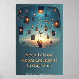 Himmel-Fullt med låsta dörrar Poster