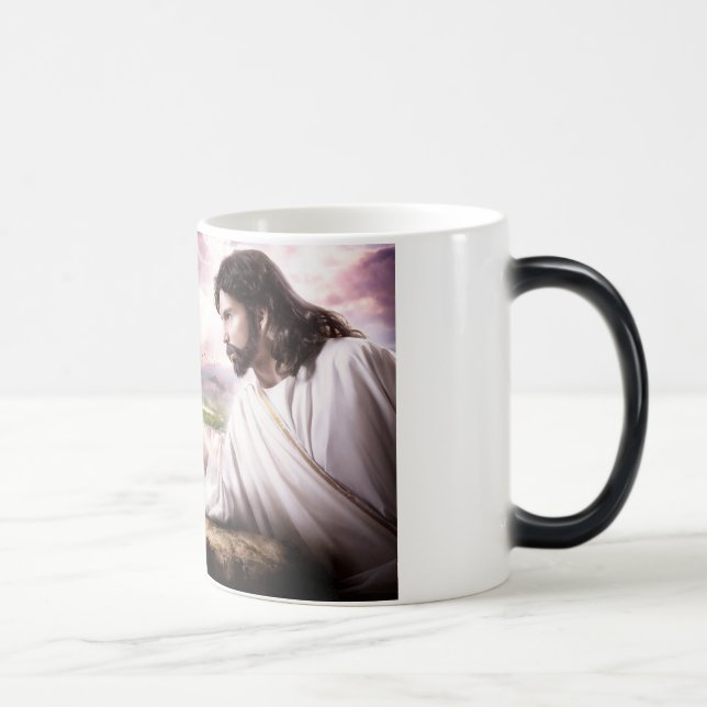 Himmel grindar och helvete flammar magisk mugg (Höger)