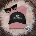 Himmel guddess typografi, väder, enkel broderad keps<br><div class="desc">Himmel gudinna Typografi,  vind,  broderade basket. Ignorera din passion för äventyr med vårt väder-lustlock. Den här snyggten har en design som talar till hjärtat av varje resentusiaster. Upphovsrätten har börjat i Stil.</div>
